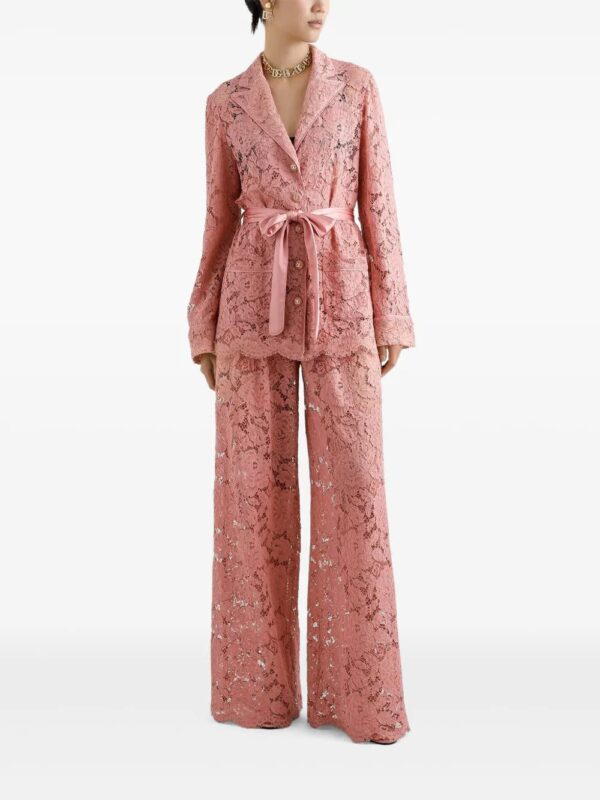 Dolce & Gabbana  floral lace trousers - Image 2