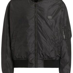 Dolce & Gabbana logo-plaque bomber jacket