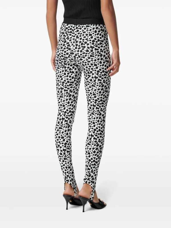 Versace  printed stirrup leggings - Image 4