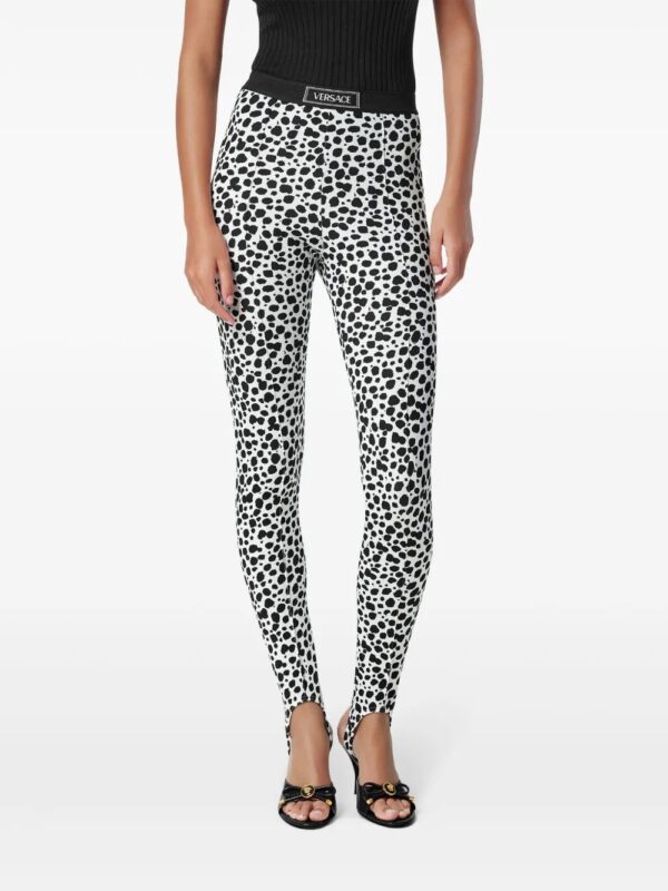 Versace  printed stirrup leggings - Image 3