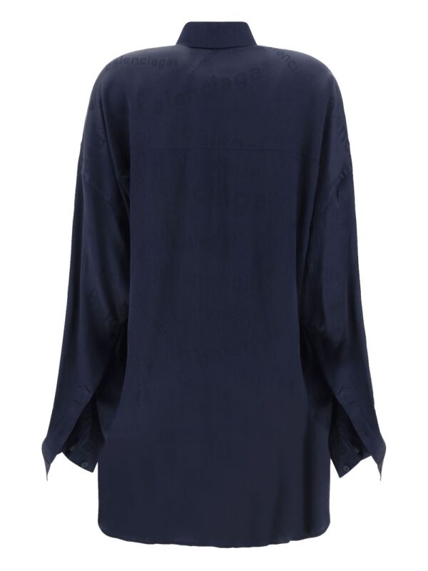 Balenciaga  logo-jacquard shirt - Image 2