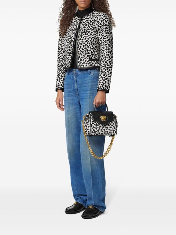Versace  animal-print fitted jacket - Image 2