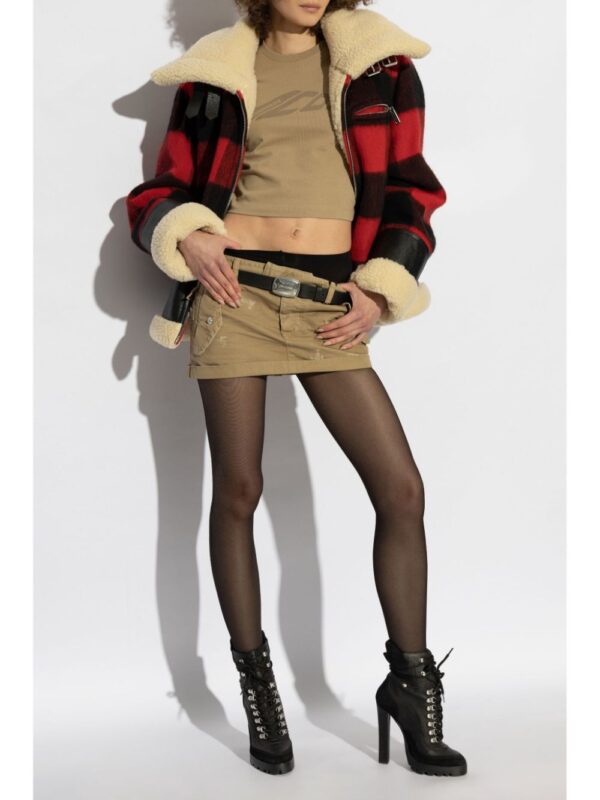 DSQUARED2  distressed-effect mini skirt - Image 2