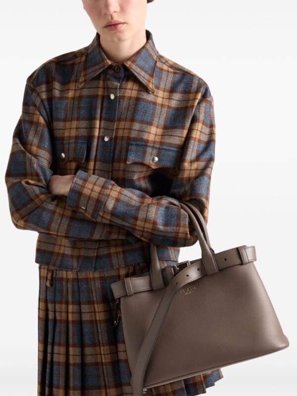 Prada  checked wool shirt - Image 3