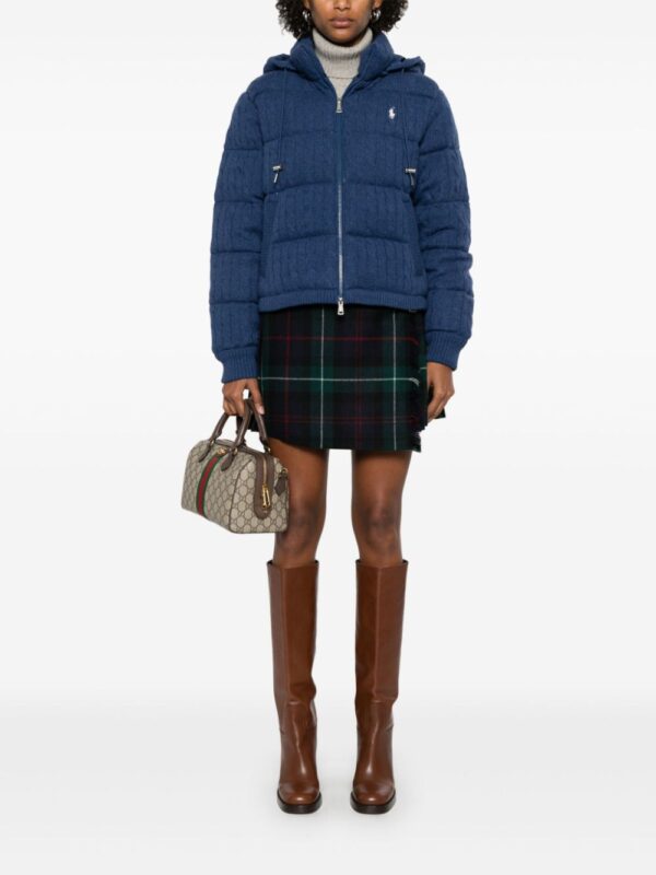 Polo Ralph Lauren  cable-knit hooded puffer jacket - Image 2