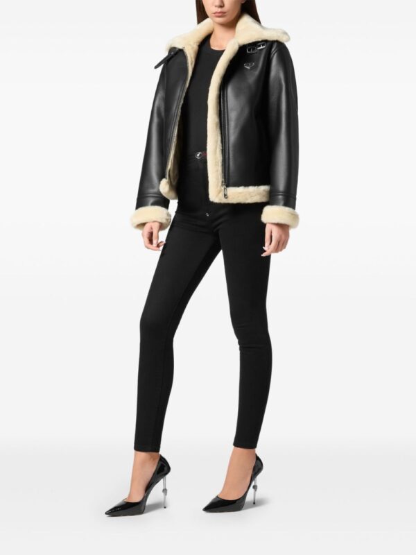 Philipp Plein  faux-shearling jacket - Image 4