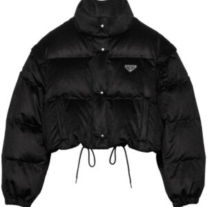 Prada  convertible cropped puffer jacket