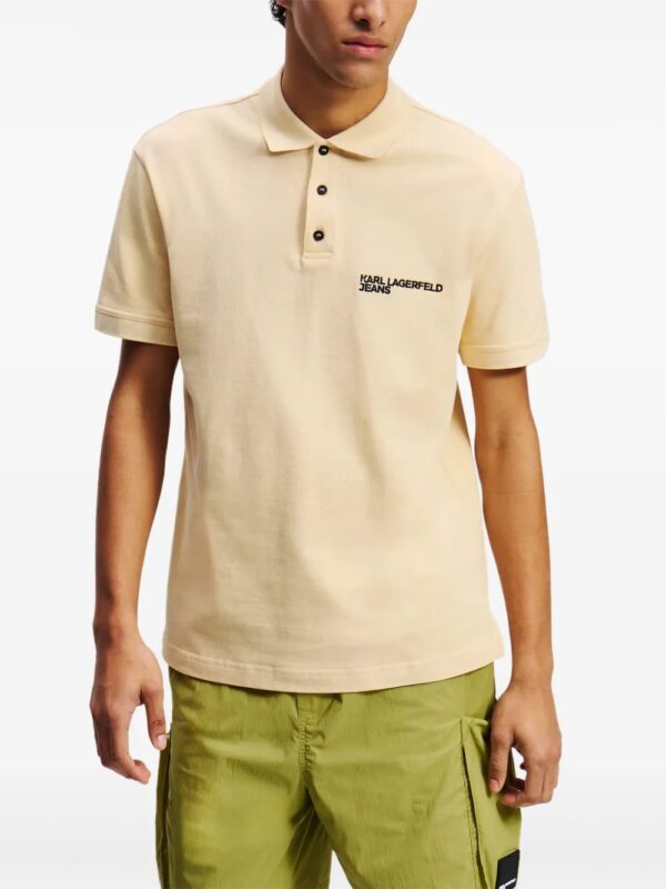 Karl Lagerfeld Jeans  logo-embroidered polo shirt - Image 3