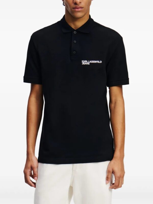 Karl Lagerfeld Jeans  logo-embroidered polo shirt - Image 3