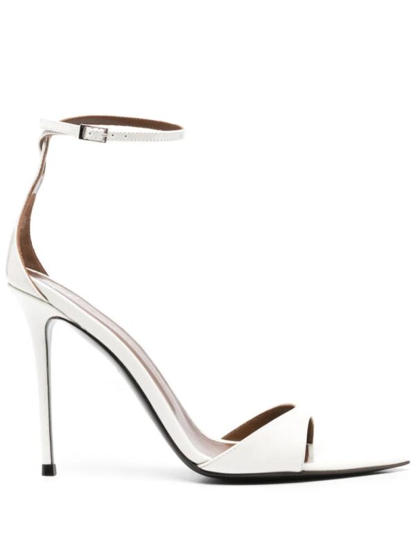 Giuseppe Zanotti  105mm Intriigo white sandals