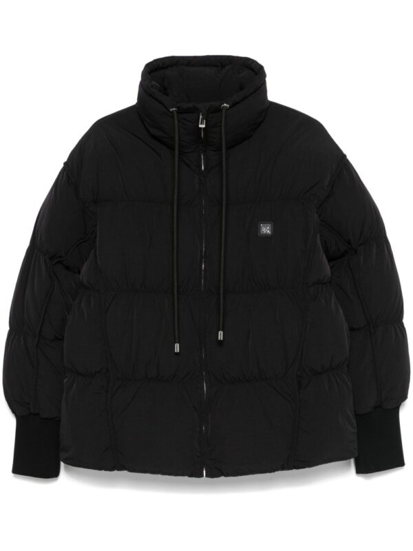 HUGO  logo-appliqué jacket