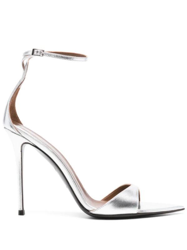 Giuseppe Zanotti  105mm Intriigo silver sandals