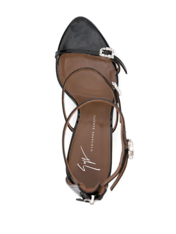 Giuseppe Zanotti  105mm patent-leather sandals - Image 4