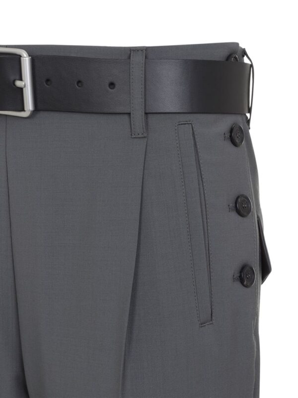 Moschino  pressed-crease trousers - Image 4