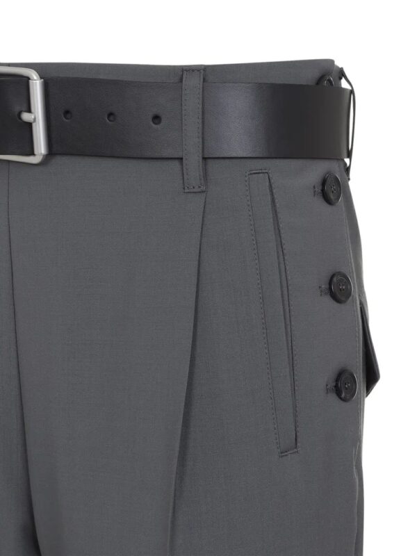 Moschino  pressed-crease trousers - Image 4