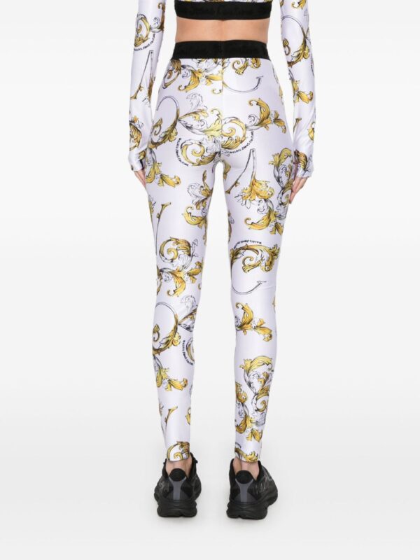 Versace Jeans Couture  Barocco-print leggings - Image 4