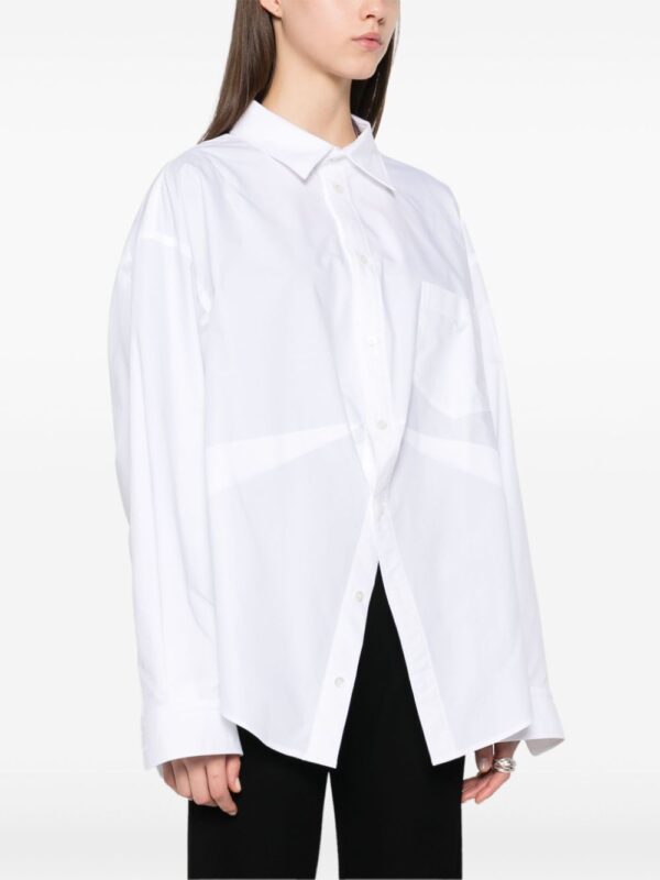 Balenciaga  logo-embroidered shirt - Image 3