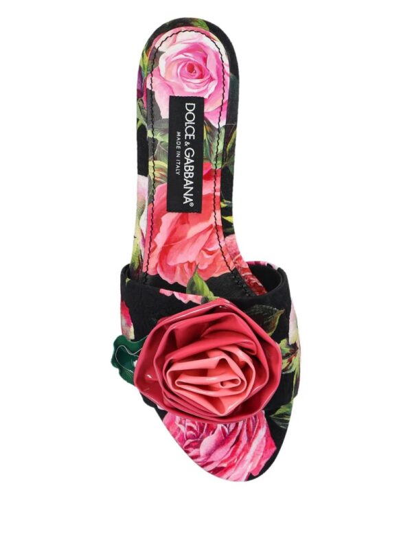 Dolce & Gabbana  floral-motif slides - Image 4