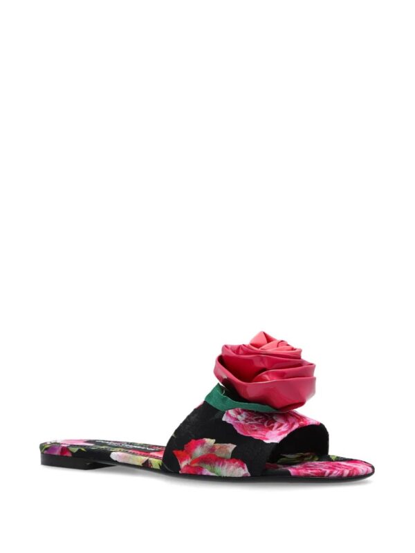 Dolce & Gabbana  floral-motif slides - Image 2