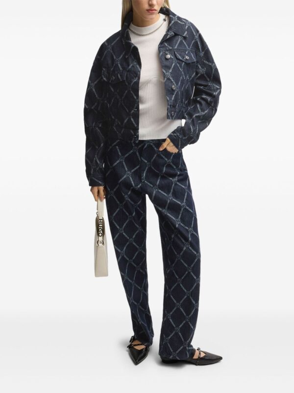 HUGO  monogram denim jacket - Image 2