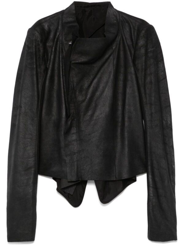 Rick Owens  leather biker jacket
