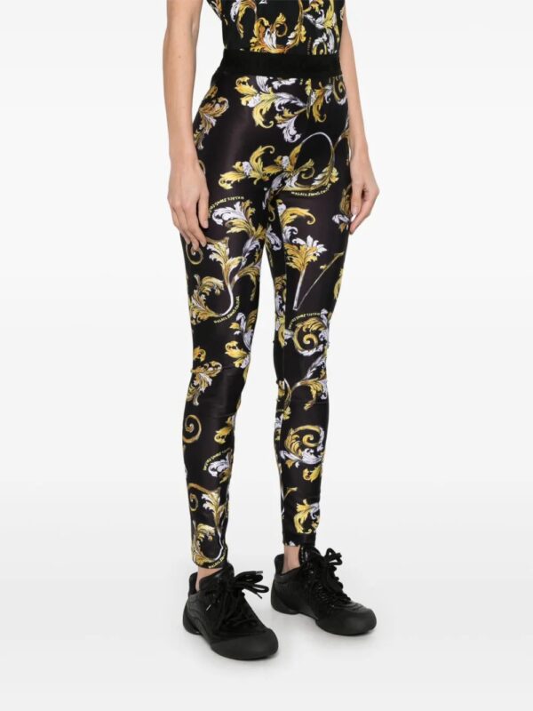 Versace Jeans Couture  Barocco-print leggings - Image 3