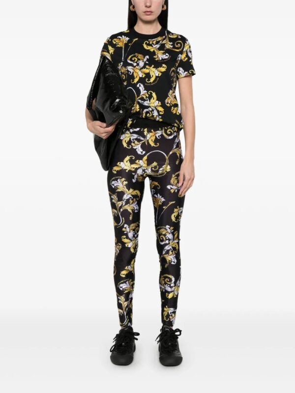 Versace Jeans Couture  Barocco-print leggings - Image 2