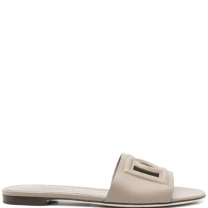 Dolce & Gabbana  DG-logo leather sandals