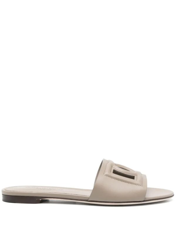 Dolce & Gabbana  DG-logo leather sandals