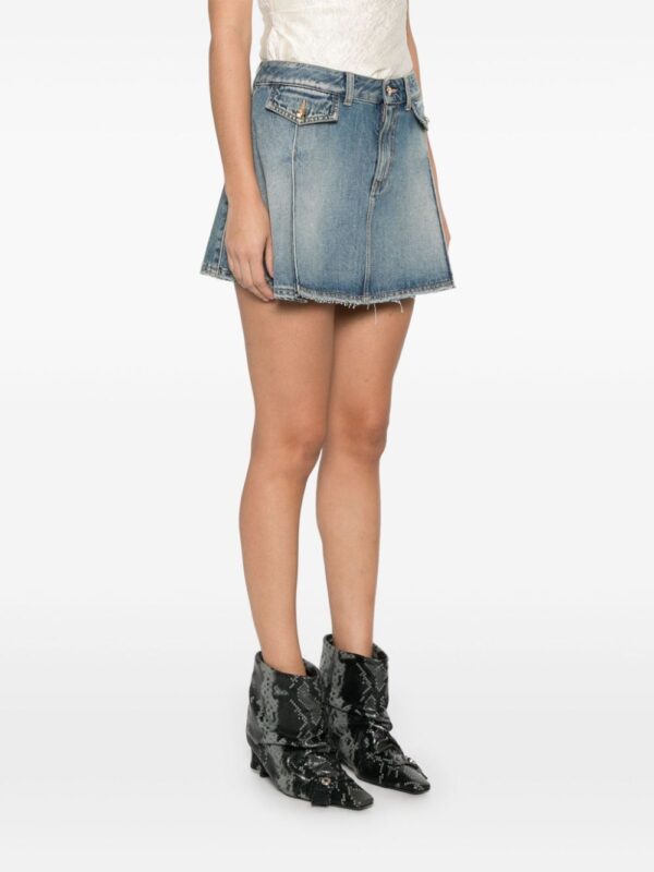 Alexander McQueen  denim mini skirt - Image 3