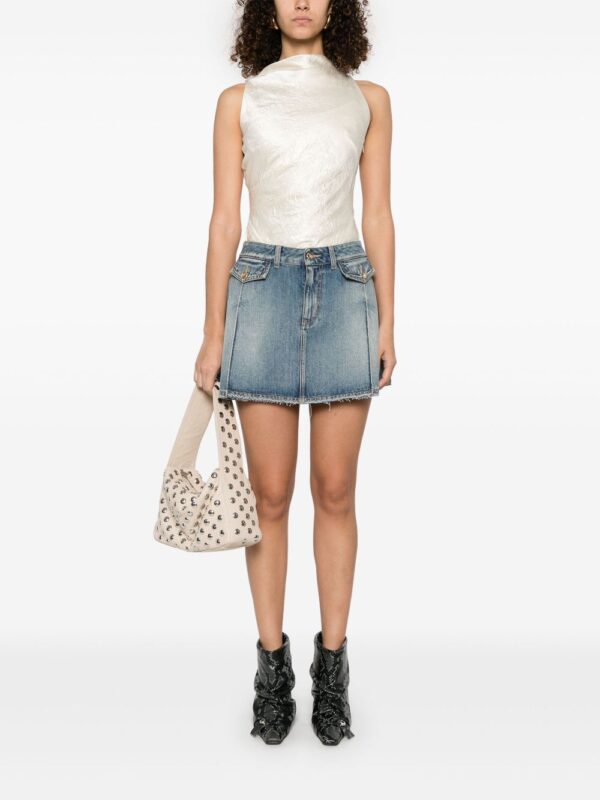 Alexander McQueen  denim mini skirt - Image 2