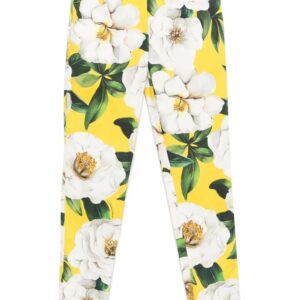 Dolce & Gabbana  floral-print tapered trousers