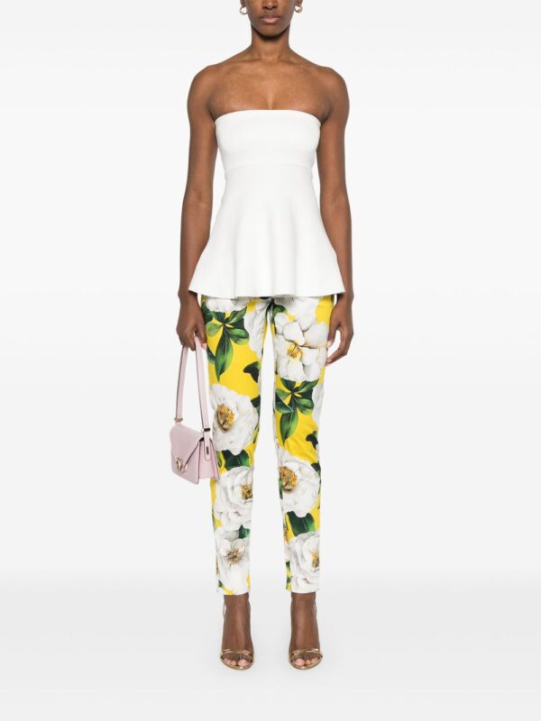 Dolce & Gabbana  floral-print tapered trousers - Image 2