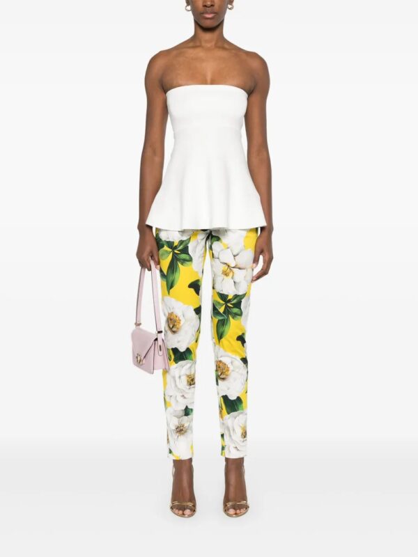 Dolce & Gabbana  floral-print tapered trousers - Image 2