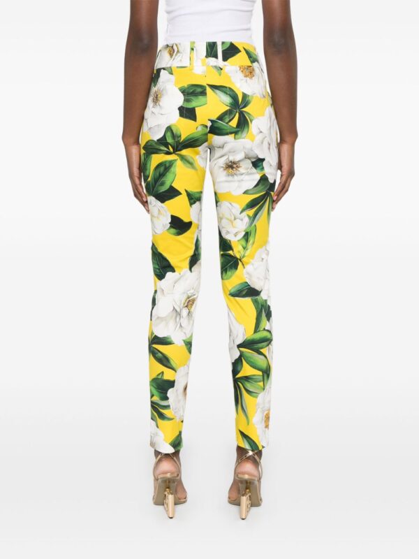 Dolce & Gabbana  floral-print tapered trousers - Image 4