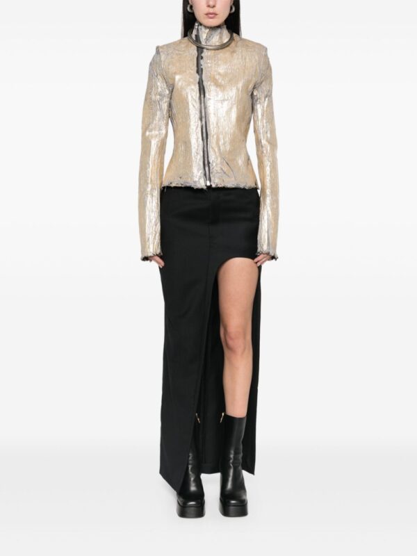 Rick Owens  cracked-effect jacket - Image 2