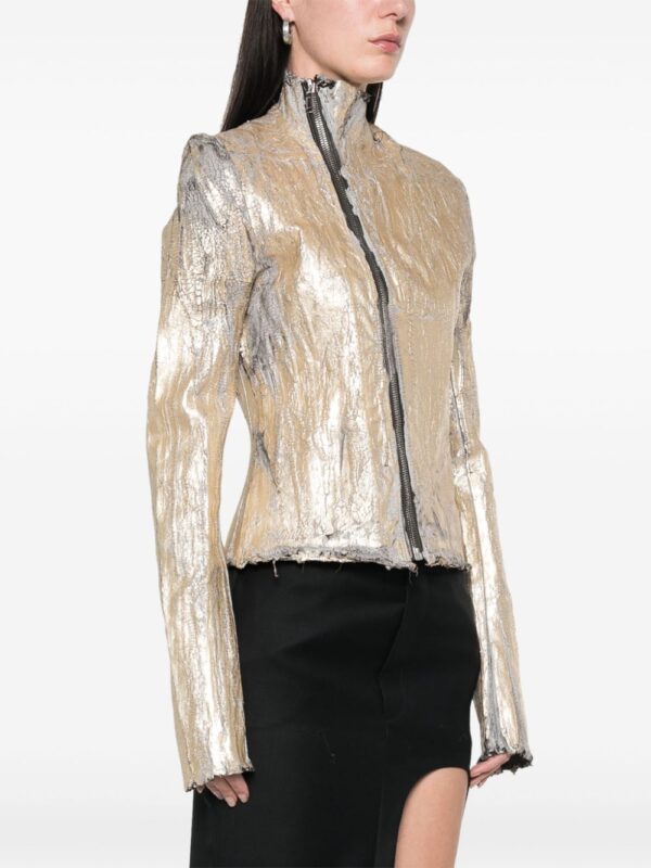 Rick Owens  cracked-effect jacket - Image 3