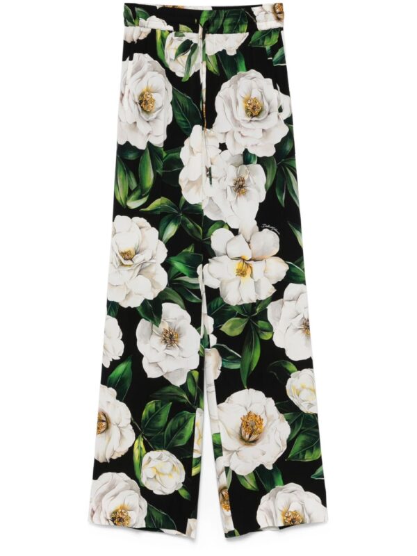Dolce & Gabbana  floral-print trousers