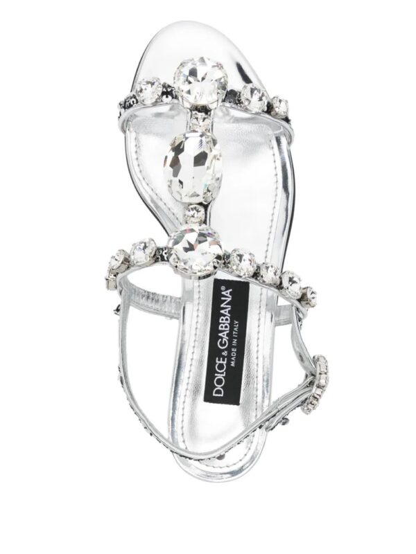 Dolce & Gabbana  crystal-embellished sandals - Image 4