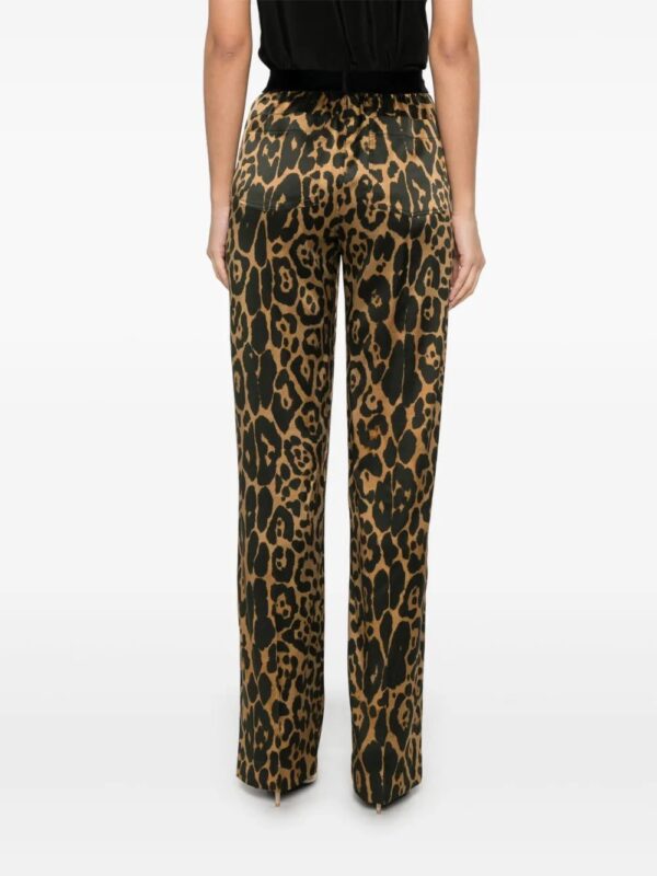 TOM FORD  Silk Leopard Pants - Image 4