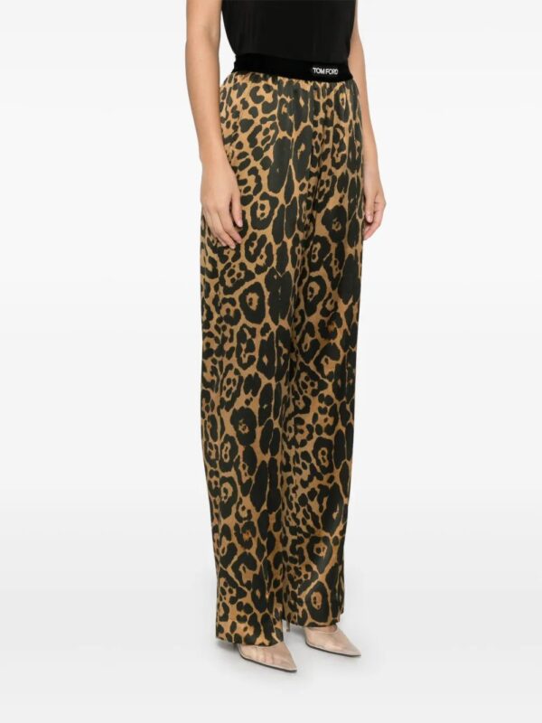 TOM FORD  Silk Leopard Pants - Image 3