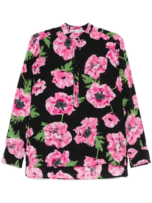 Stella McCartney  poppy-print shirt