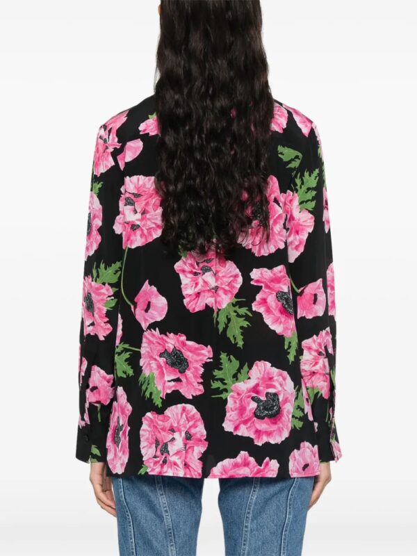 Stella McCartney  poppy-print shirt - Image 4