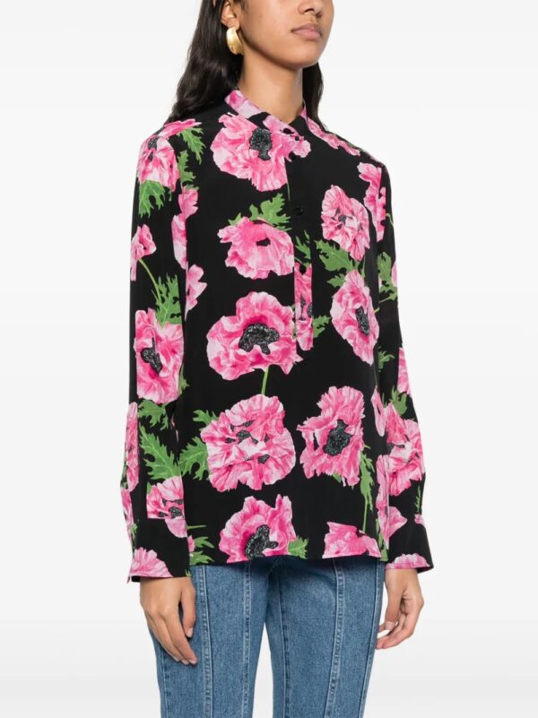 Stella McCartney  poppy-print shirt - Image 3