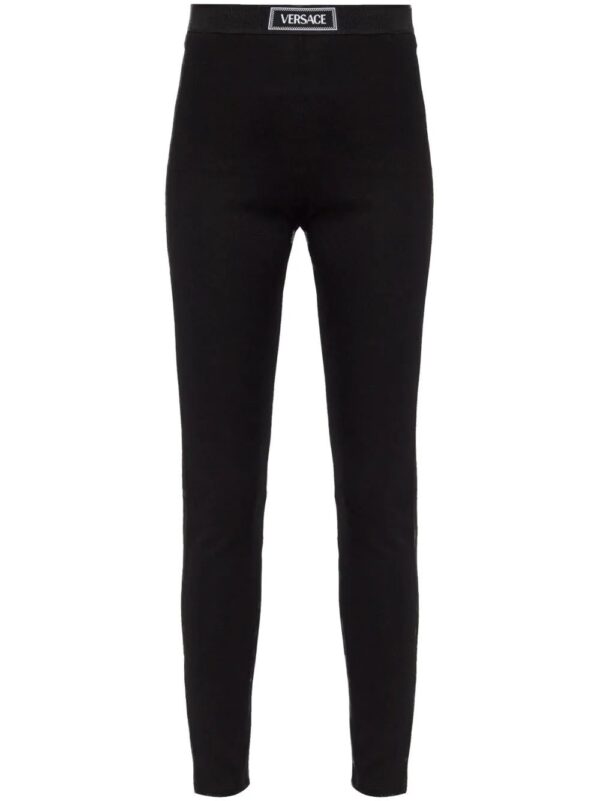Versace  elasticated-waist leggings