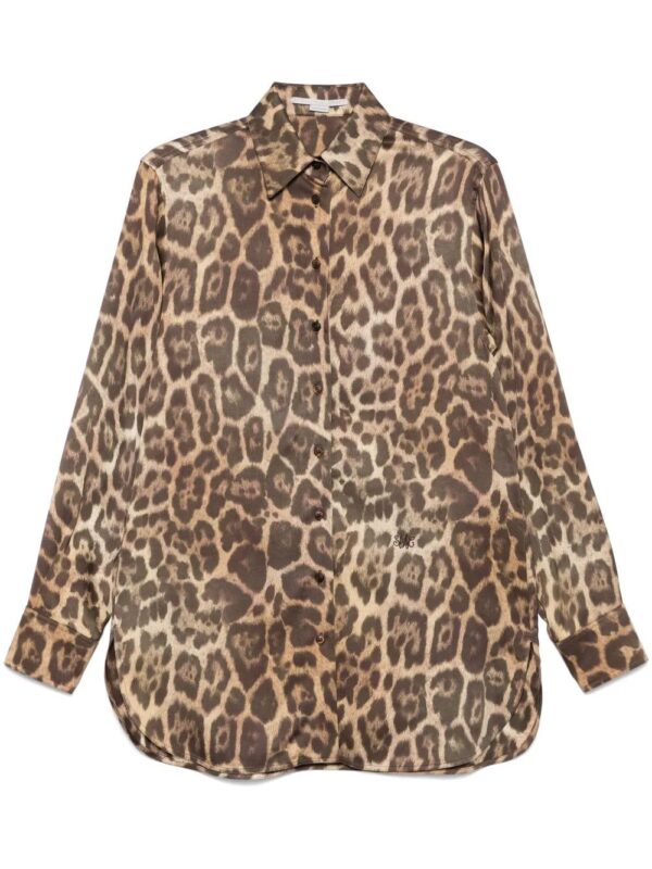 Stella McCartney  leopard-print shirt