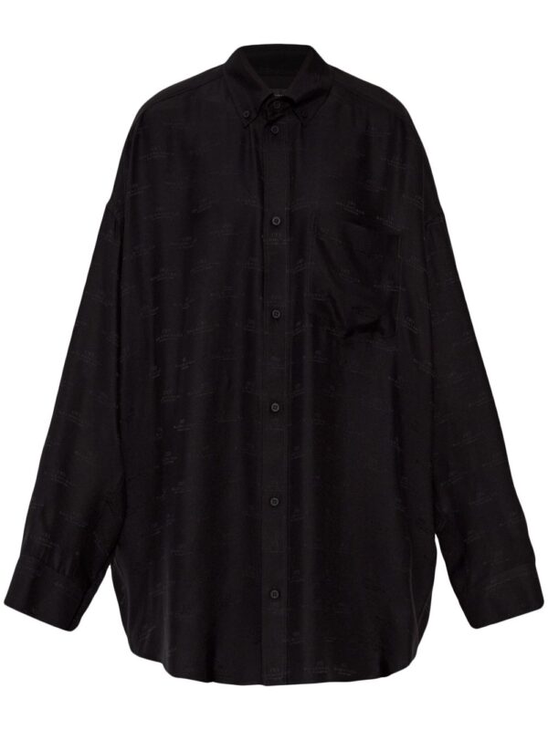 Balenciaga  logo-print shirt