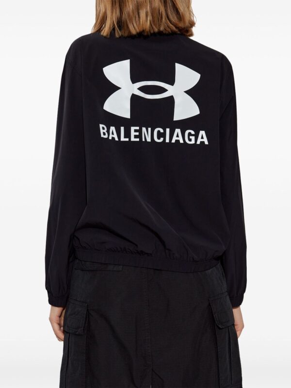 Balenciaga  logo-print jacket - Image 4