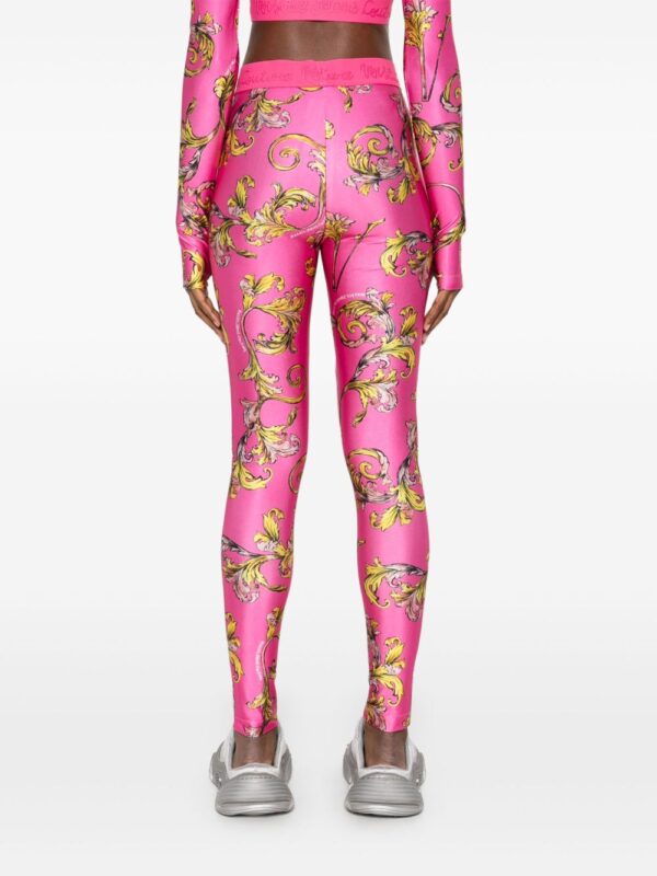 Versace Jeans Couture  Barocco-print leggings - Image 4