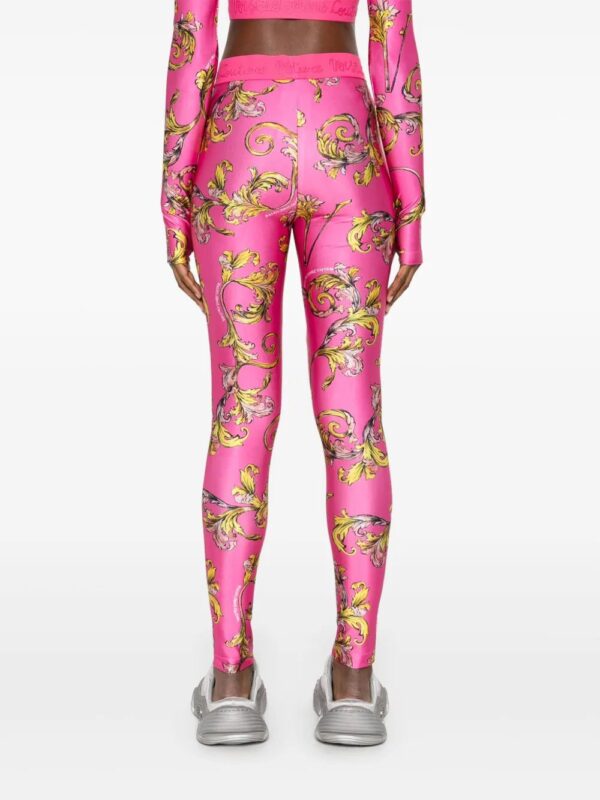 Versace Jeans Couture  Barocco-print leggings - Image 4